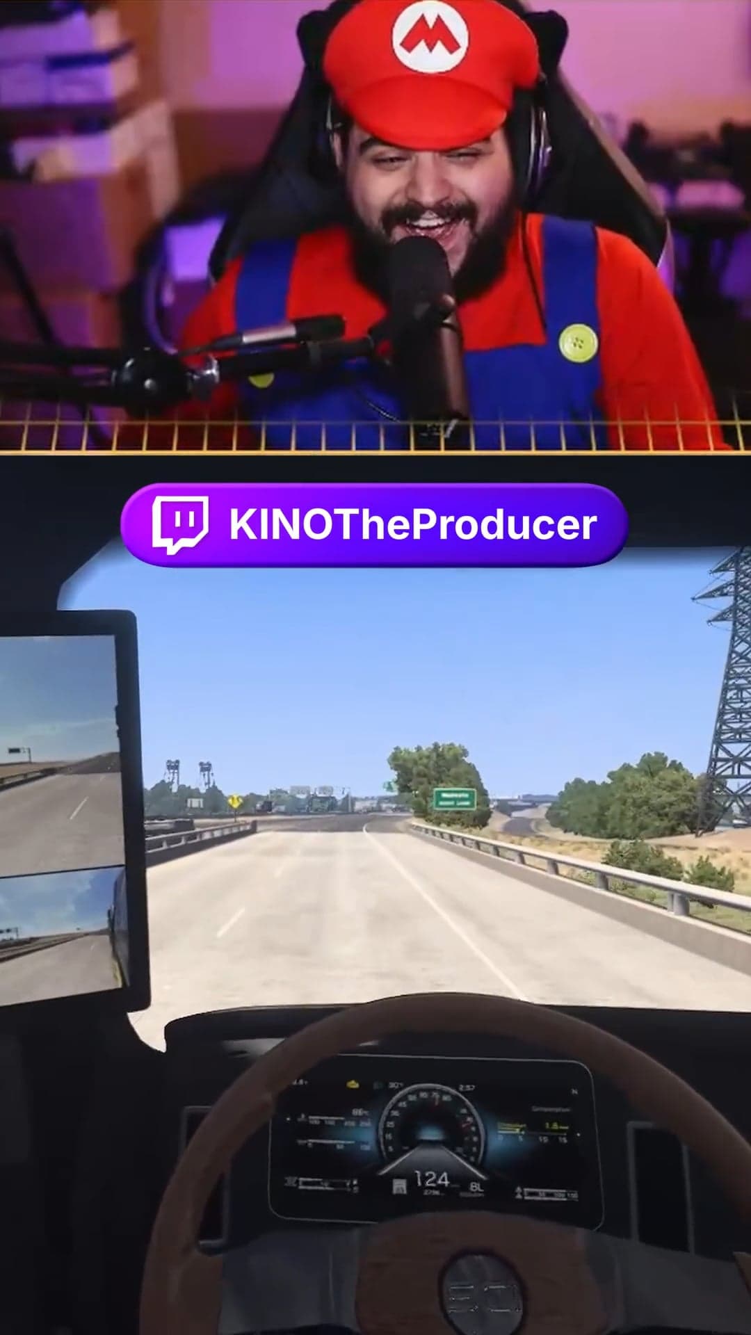 Truck Sim: I hit you with a banana, goodbye! - Short-Form Clip